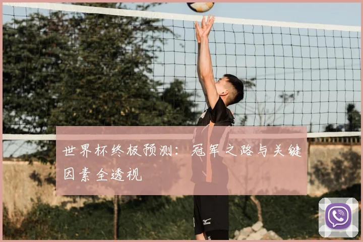 世界杯终极预测：冠军之路与关键因素全透视