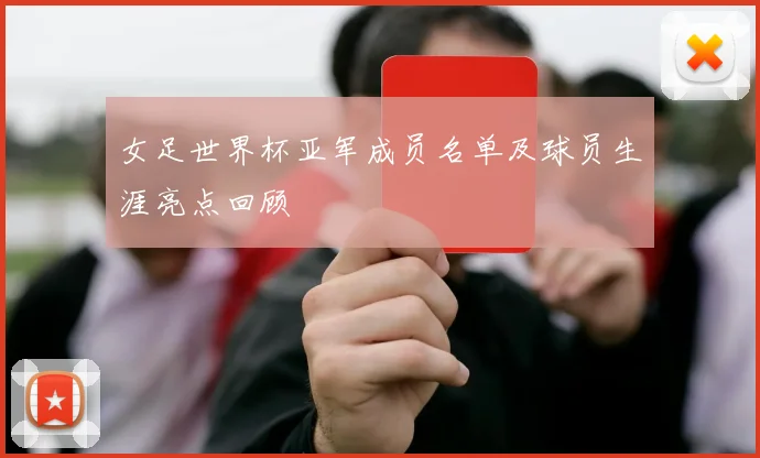 女足世界杯亚军成员名单及球员生涯亮点回顾